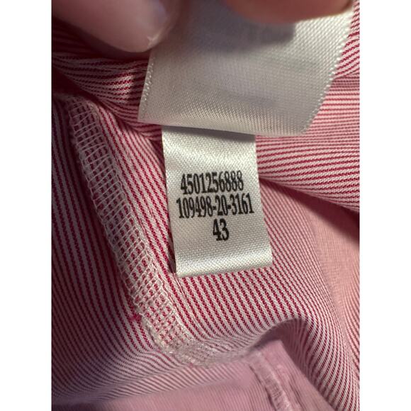 White House Black Market Striped Button Front Blouse - Picture 9 of 9